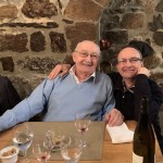 avec Philippe, son fils