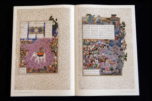 Open pages (The Shahnama of Shah Tahmasp)